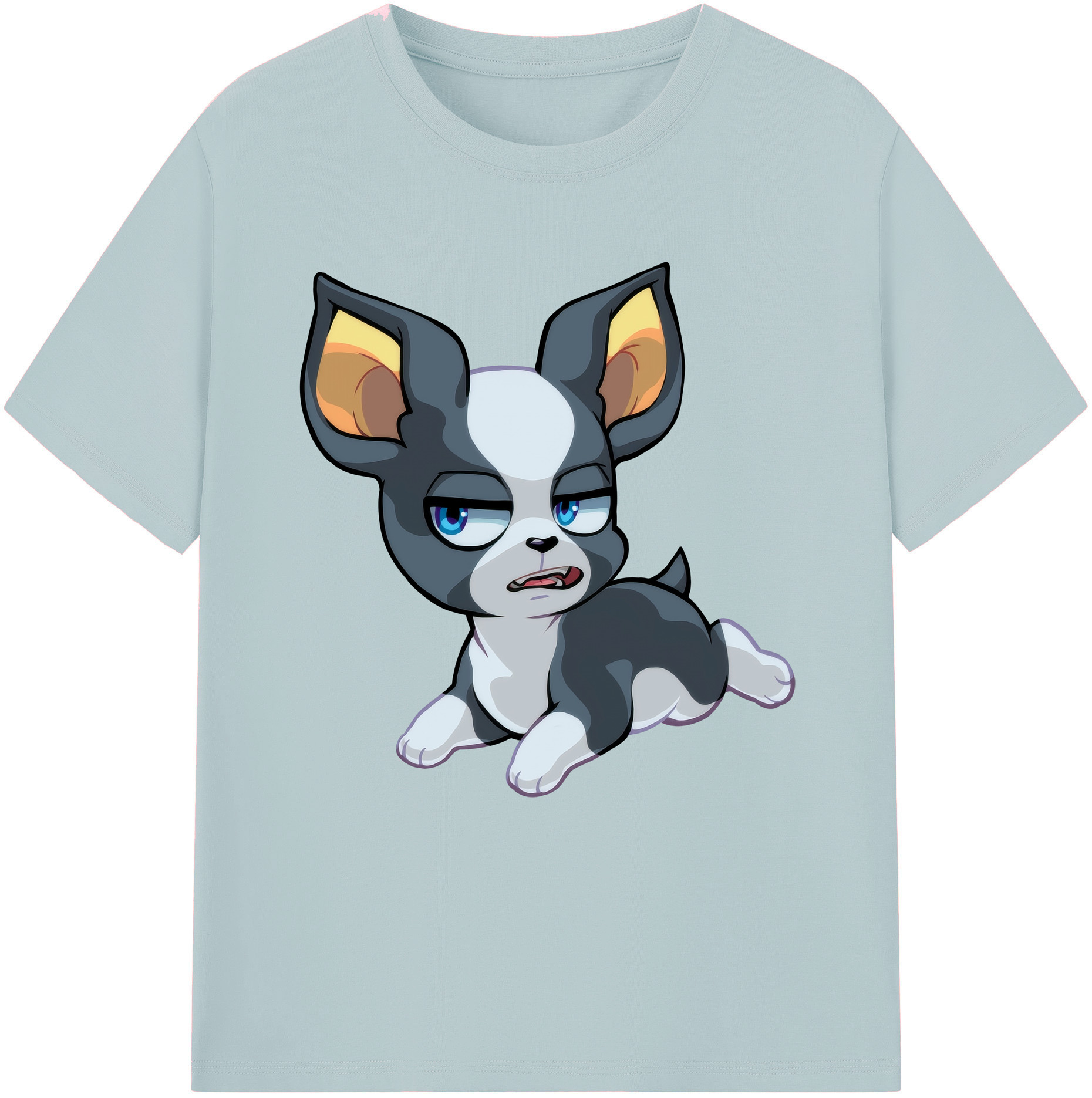 （画像用） ジョジョの奇妙な冒険 イギー JoJo's Bizarre Adventure Iggy 綿100％半袖Tシャツ（フロントプリント）